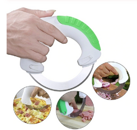 Rolling Knife Circular Kitchen Cutter Pizza Wheel Knife Pastry Cutter Vegetable Chopper