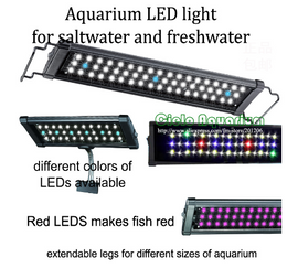 24" - 36" Hi Lumen LED colorful Aquatic pet freshwater plant saltwater marine Aquarium Fish tank LED lightlighting fixture lamp