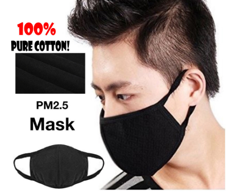 Men Women Mouth Mask Dustproof Tattoo Washable Reusable Breathable Masks Out door Travel Accesories Black Mouth MaskF4.10