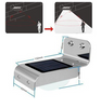 10pcs Solar Powered Lamp Energy saving Outdoor 16 LED Wall Garden Yard Street Ray and Human body activated lightLight