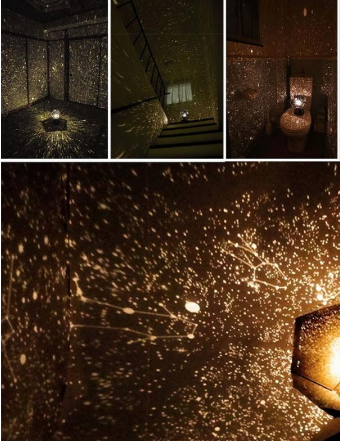 Professional Stage Projection Light Lamp Romantic Starry Sky Astro Planetarium Celestial Effect Night Light
